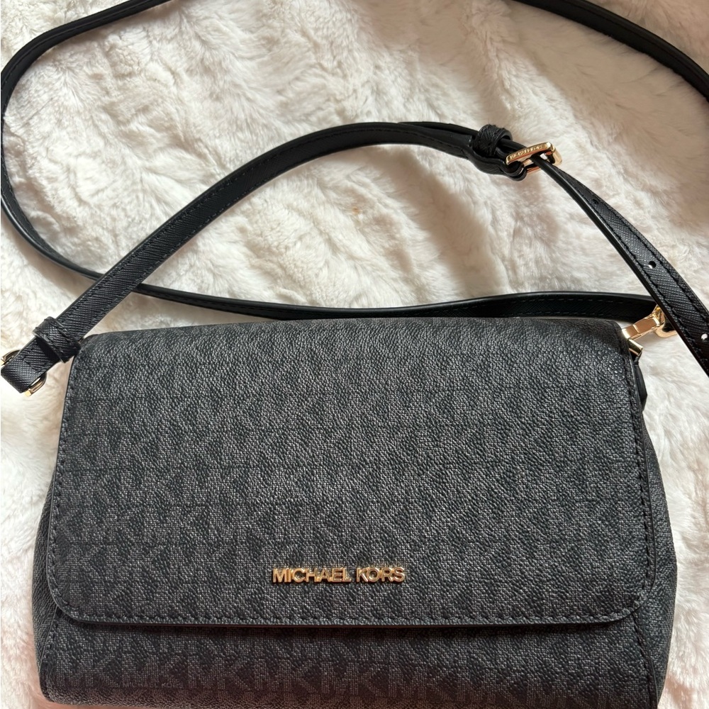 Michael Kors Charcoal Black Crossbody Bag